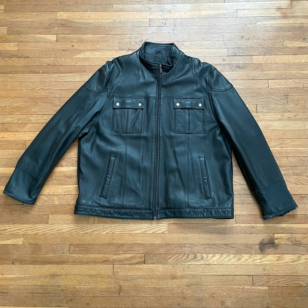 J.FERRAR LEATHER JACKET